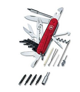 Cybertool 34 Ruby Swiss Army Knife