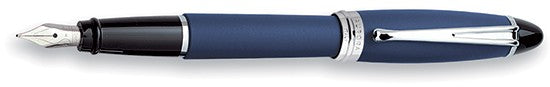 Blue & Silver Fountain Pen by Aurora