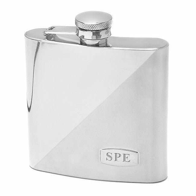 Two Tone Engravable Flask - Executive Gift Shoppe