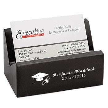 Graduates Desktop Business Card Holder - Executive Gift Shoppe