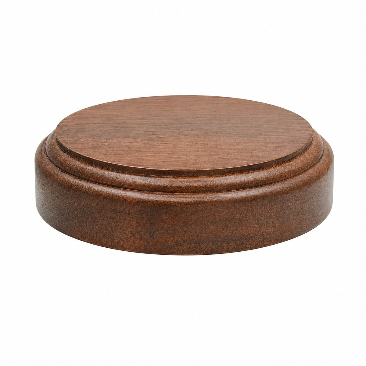 Personalized Walnut Wooden Gavel With Silver Band & Sounding Board