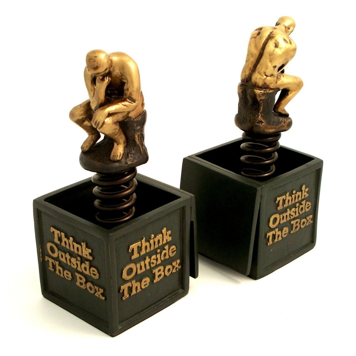 Think Outside The Box Bookends