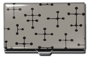 "Dots - Gray" Business Card Case - Executive Gift Shoppe