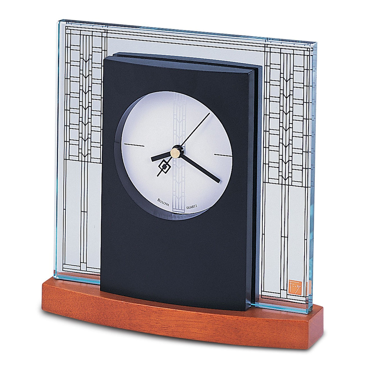 Glasner House Personalized Desktop Clock By Bulova