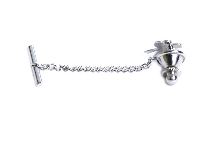 Cloverleaf Collection Sterling Silver Tie Tack