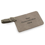 Personalized Charcoal Luggage Tag