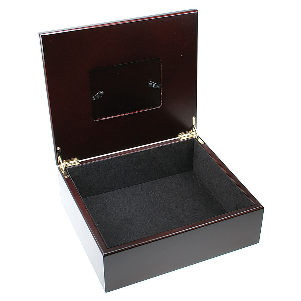 Praying Hands Personalized Keepsake Box With Picture Frame Lid
