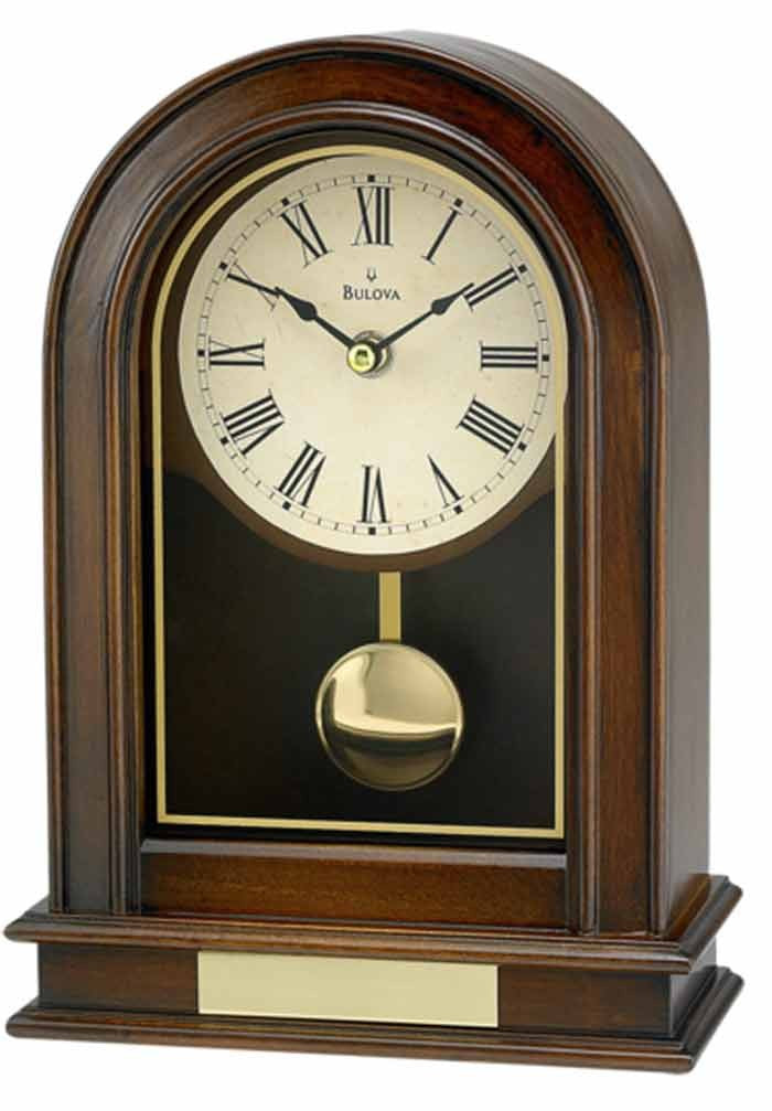 Hardwick Personalized Tabletop Clock with Pendulum By Bulova