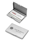 Soccer Themed Personalized Business Card Holder