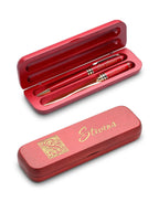 Last Name Monogram Personalized Cherrywood Pen & Letter Opener Set
