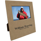 Light Brown 4" x 6" Picture Frame with Large Personalization Area