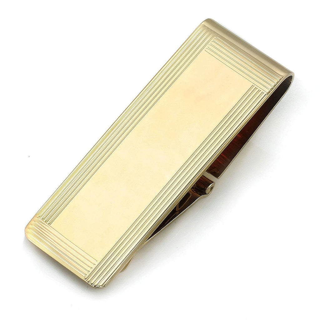 14 Karat Gold Picture Frame Engravable Money Clip - Executive Gift Shoppe