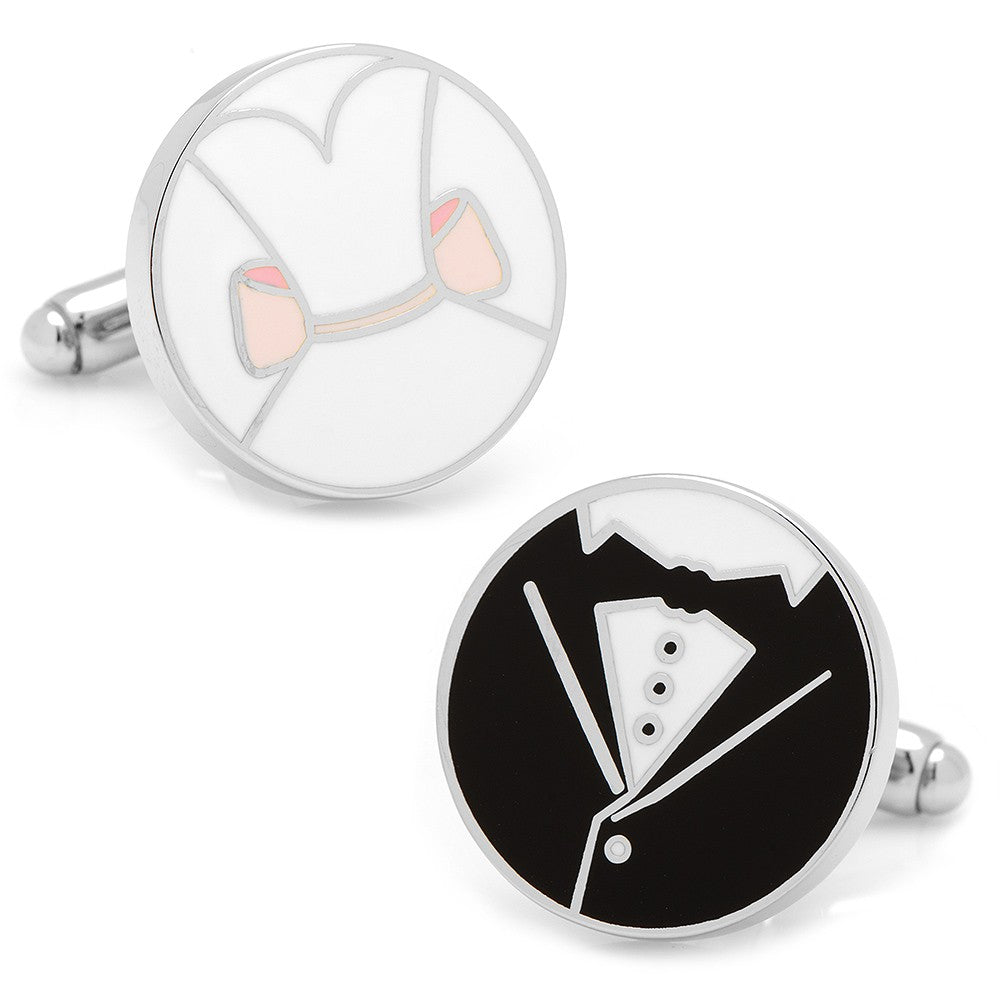 Bride & Groom Wedding Cufflinks