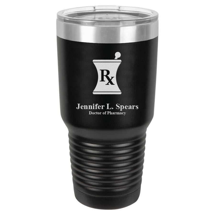 Pharmacist Emblem Personalized 30 Ounce Tumbler