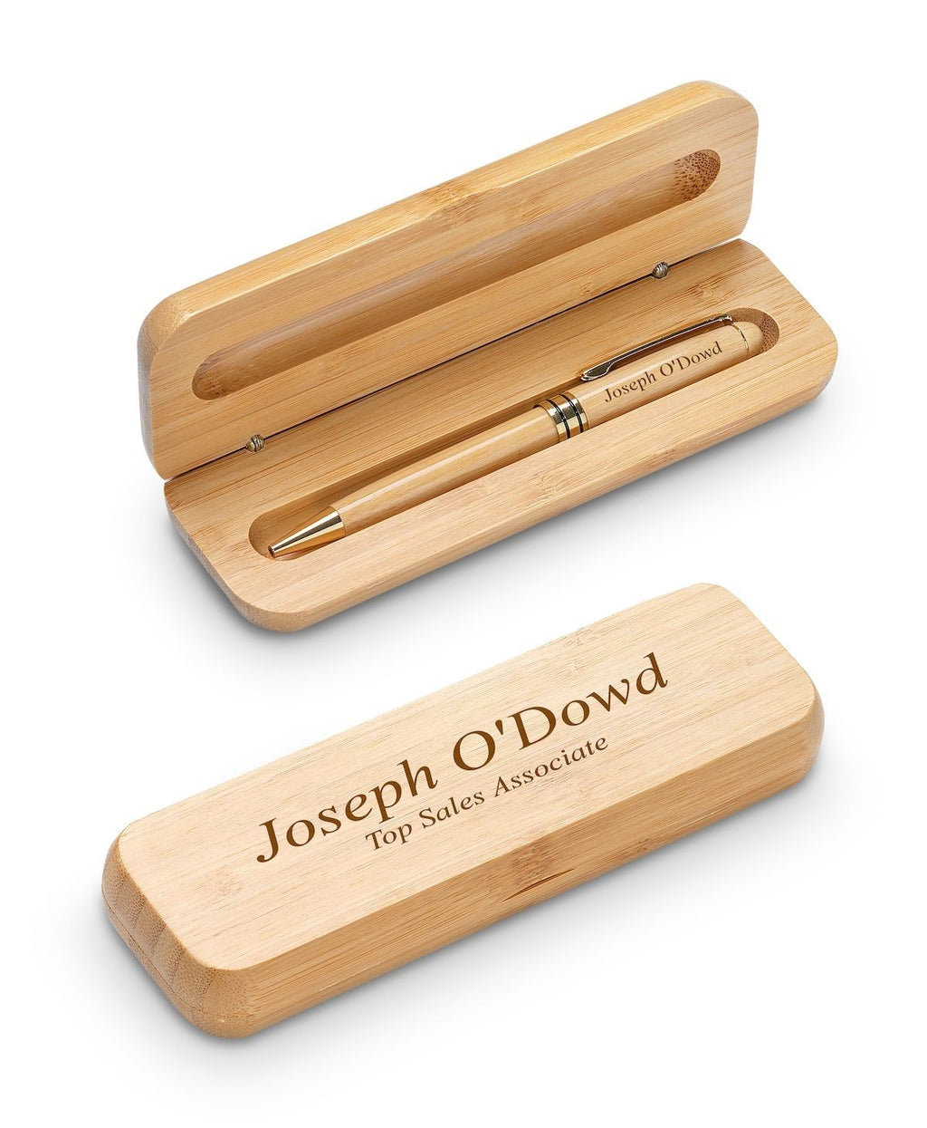 Bamboo Engraved Wood Pen and Box - Executive Gift Shoppe