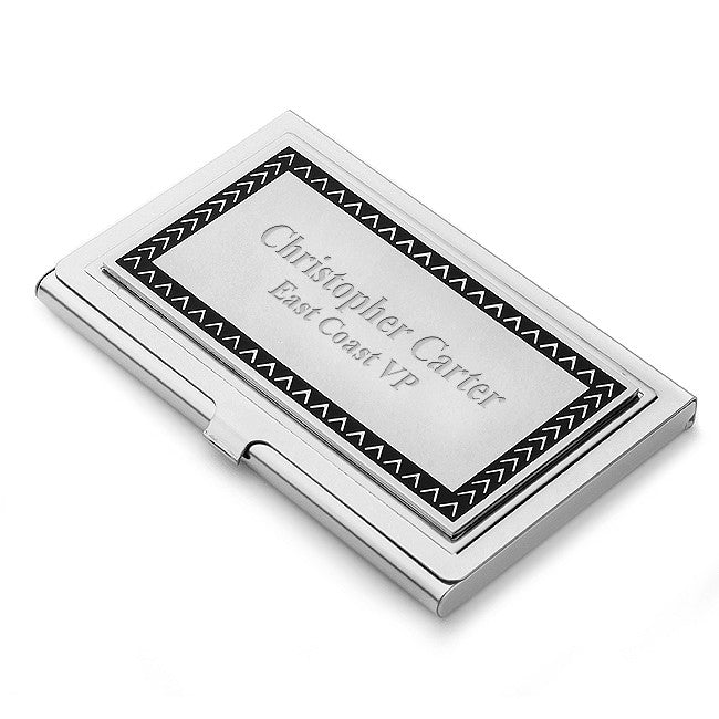 The Outback Stainless Steel Business Card Case - Executive Gift Shoppe