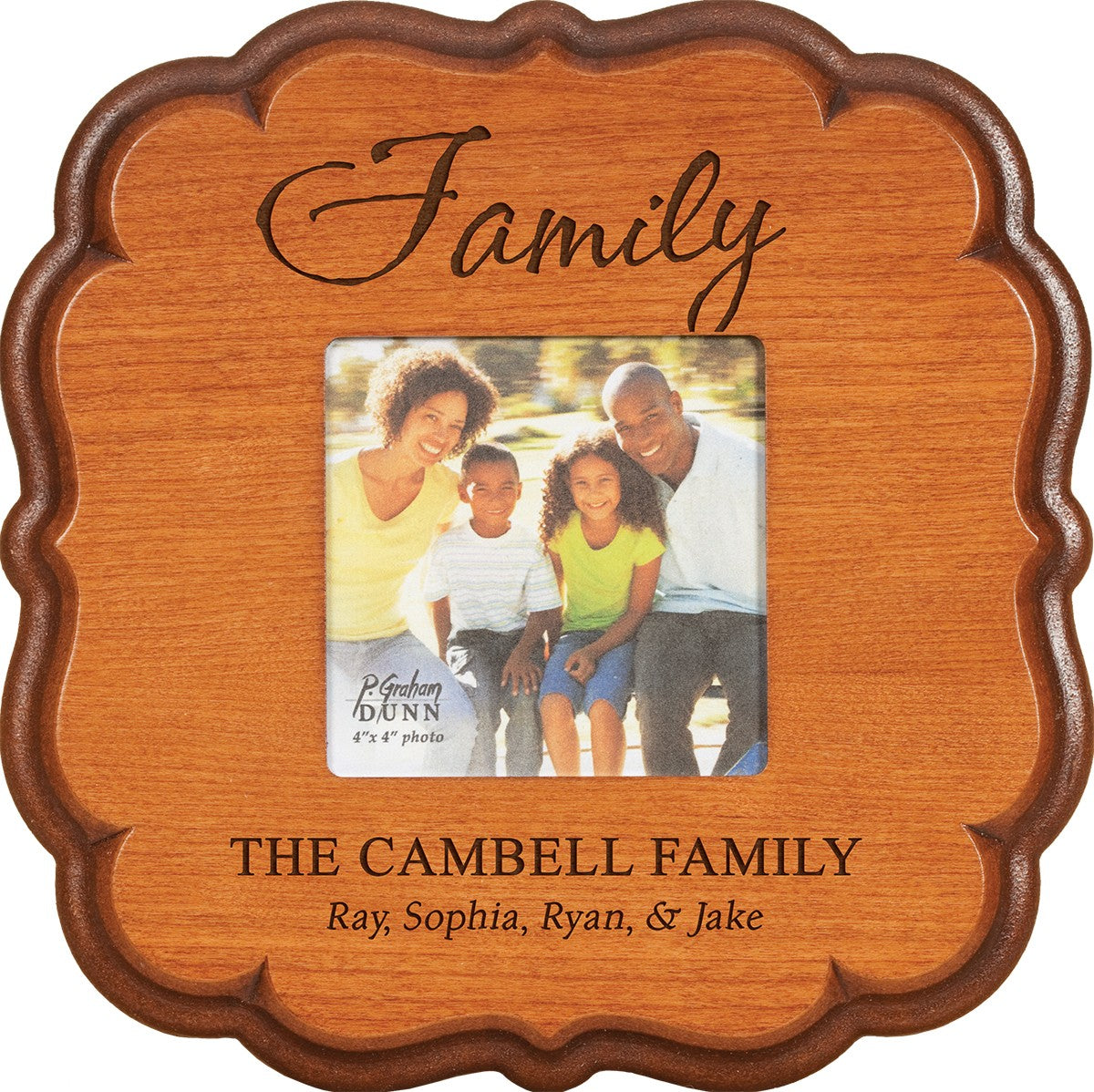 Family Personalized 4" x 6" Picture Frame