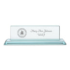 Space Force Theme Personalized Personalized Crystal Desktop Name Plate