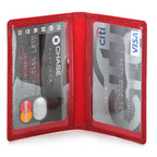 Genuine Leather Double Window ID Case - Executive Gift Shoppe