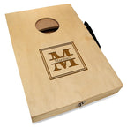 Split Monogram Mini Cornhole Game