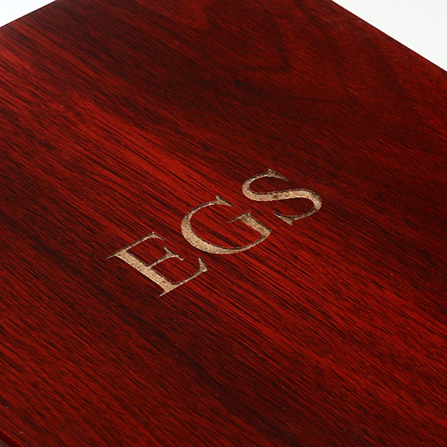 Rosewood Finish 3 Piece Wine Gift Set