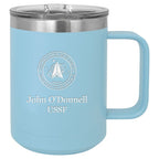 Space Force Theme Personalized Light Blue Insulated Polar Camel Coffee Mug