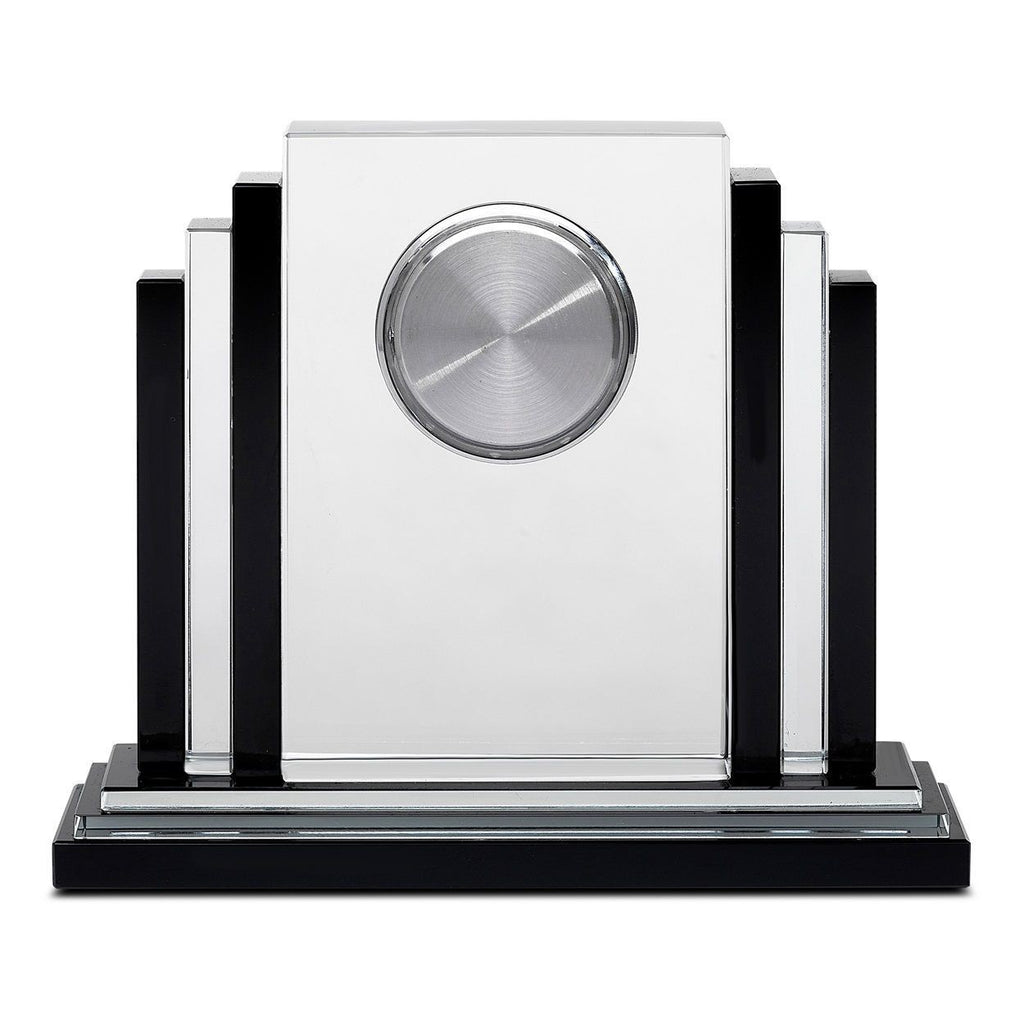 Personalized Step Design Premier Crystal Clock