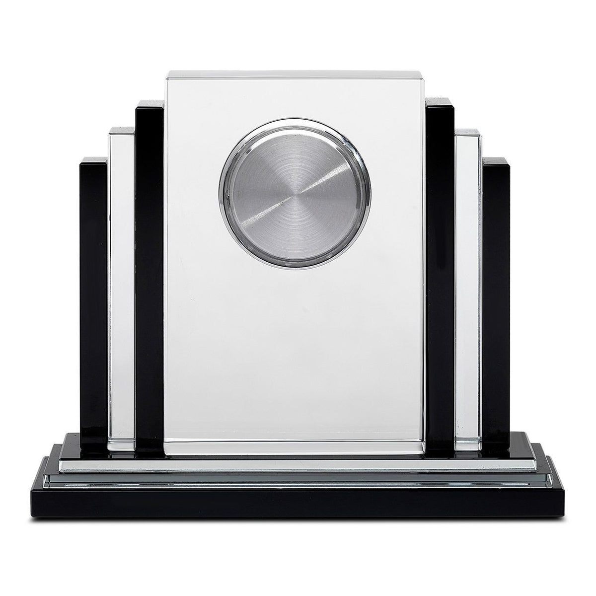 Personalized Step Design Premier Crystal Clock