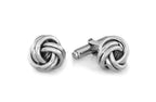 Love Knot Sterling Silver Cufflinks