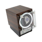 Ebony Burl Wood Single Watch Winder