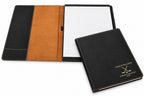 Hockey Coach's Personalized Black Leatherette Portfolio