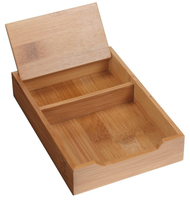 Bamboo Note Pad Holder