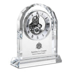 Dentist Solid Crystal Personalized Quartz Clock With Arched Top