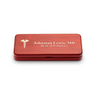 Elegance Collection Cherry Finish Personalized Pen & Pencil Set for Doctors