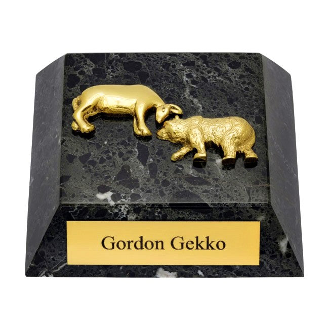 Bull & Bear Paperweight - Executive Gift Shoppe