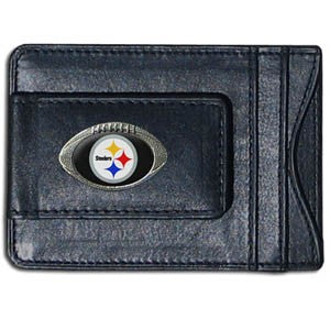 NFL Leather Wallet & Money Clip - Executive Gift Shoppe