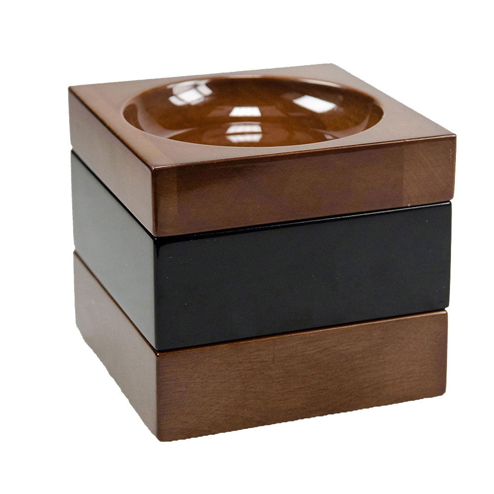 Executive Stackable Wooden Paper Clip and Pin Tray