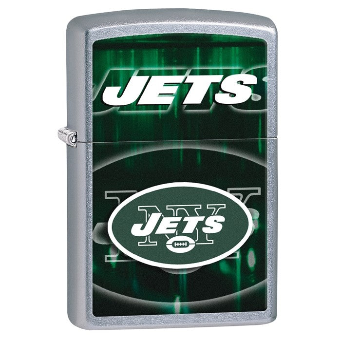 New York Jets NFL Brushed Chrome Zippo Lighter - ID# 28600