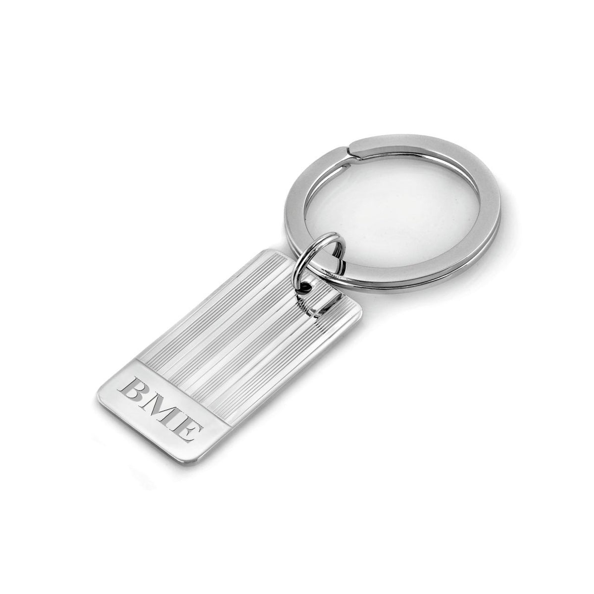 Engine Collection Sterling Silver Engravable Key Chain