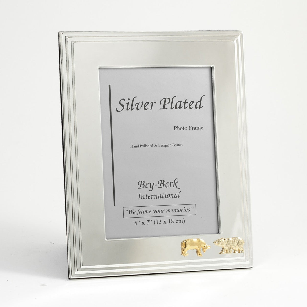 Personalized Bull & Bear Picture Frame