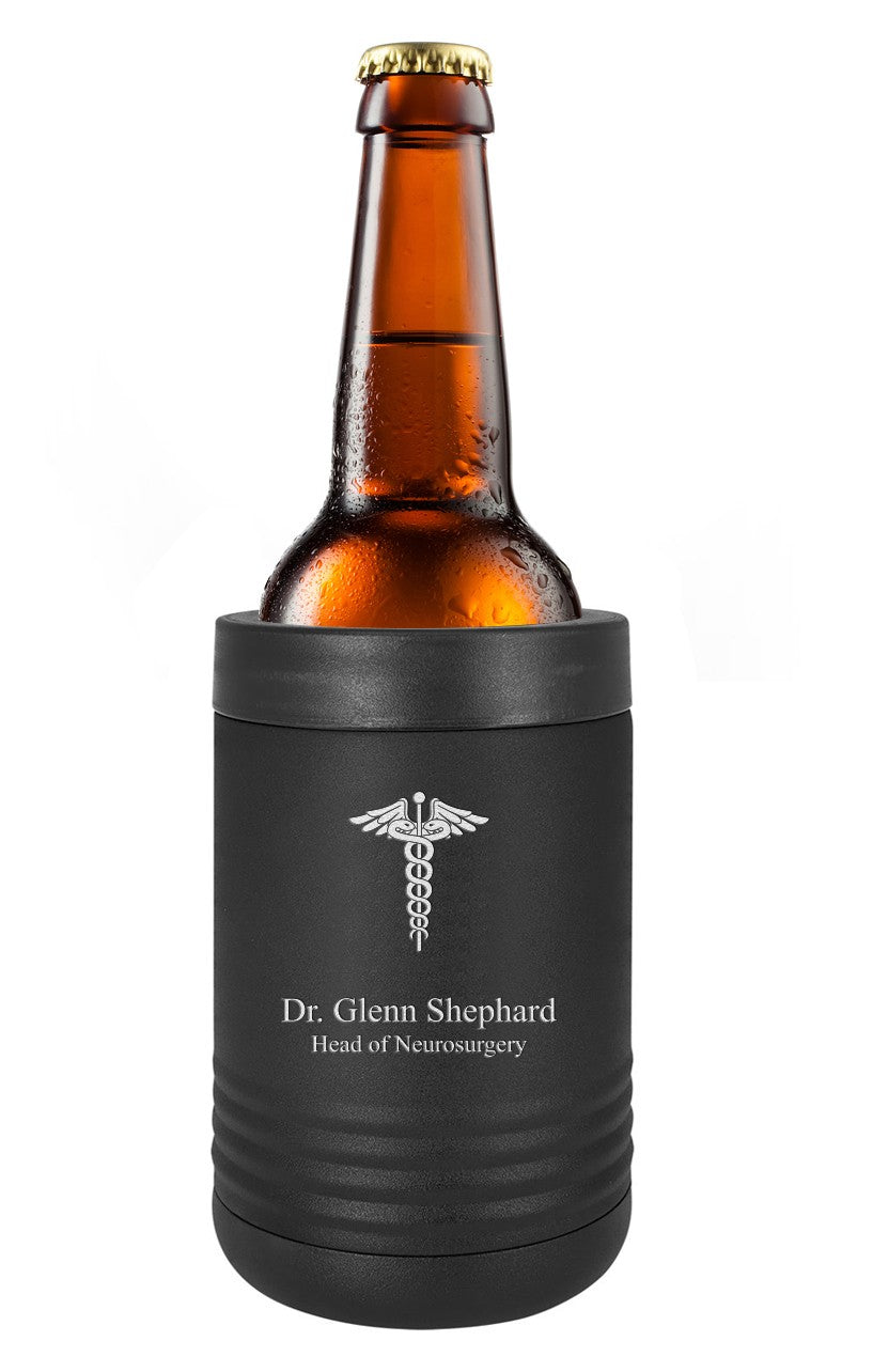 Medical Emblem Personalized Insulated Can & Bottle Holder