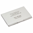 Choose A Job You Love Engraved Business Card Holder - Executive Gift Shoppe