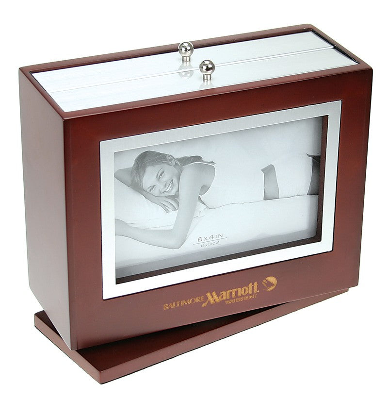 Cherry Wood Revolving Album Frames