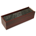 Anniversary Gift Wine Box With Viewing Window