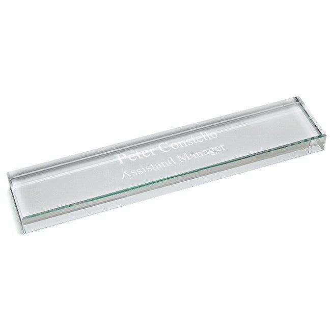 Personalized Crystal Name Bar
