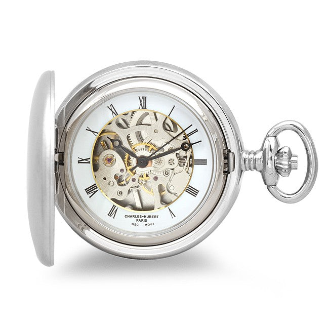 Engraved Mechanical Pocket Watch - Executive Gift Shoppe