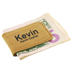 Personalized Bamboo Magnetic Money Clip