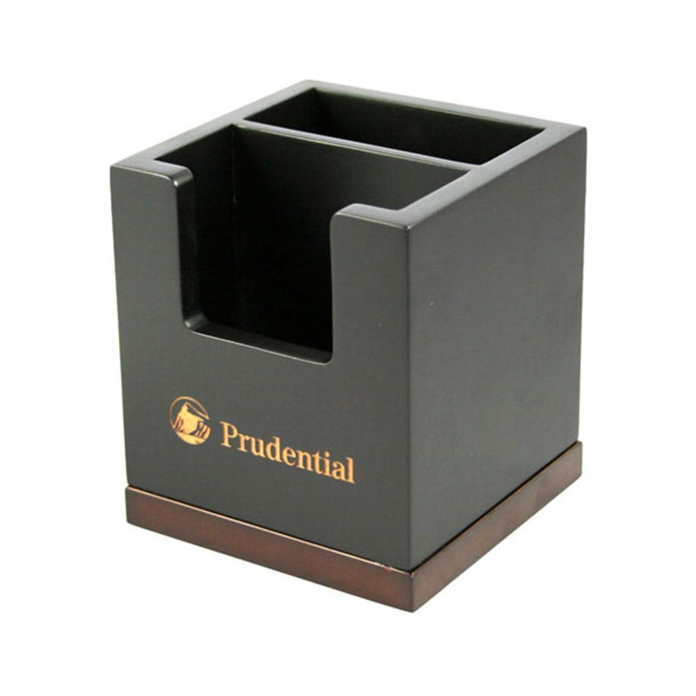 Executive Wooden Pen and Cell Phone Holder