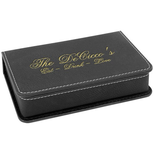 Personalized Black & Gold Wine 2 Piece Tool Set