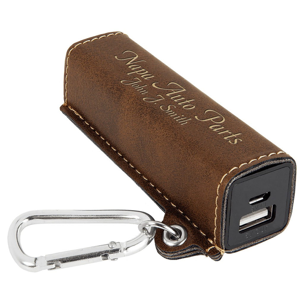 Personalized Antique Brown USB Cell Phone Charger